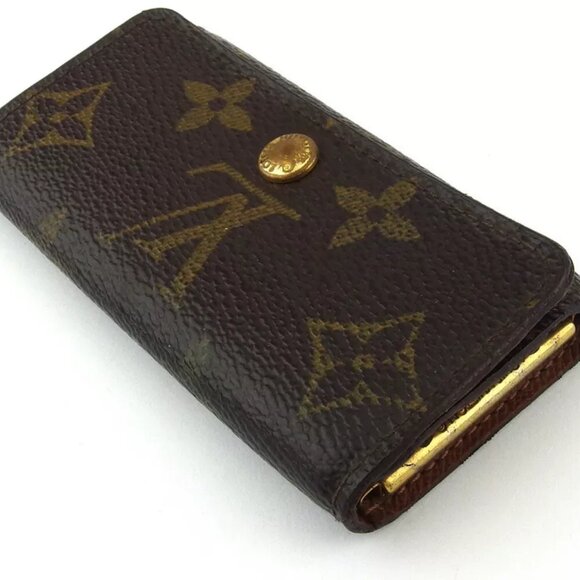 Louis Vuitton key case Monogram beige Monogram canvas Authentic used T19083 - Picture 3 of 9